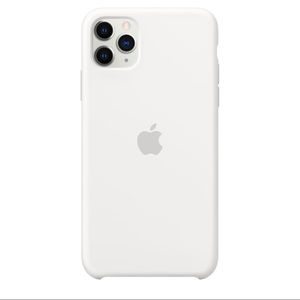 Apple Silicone Case (for iPhone 11 Pro Max) - White